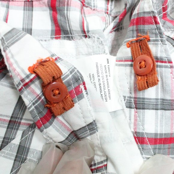 Boy's Lee Dungarees Loose Plaid Cargo Shorts - Picture 4 of 12